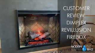 Customer Review Dimplex Revillusion Electric Fireplace Insert [upl. by Anawaj]