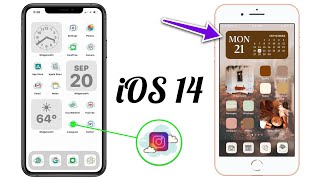 iOS 14  Comment Créer des Widgets et Icônes d’Apps Personnalisées [upl. by Anyat655]