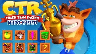 Crash Team Racing Nitro Fueled  All Tracks Full Race Gameplay [upl. by Branen]