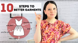 10 EASY tips for better sewing you can do today [upl. by Enahpad436]