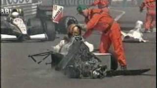 F1 1991 Alex Caffi´s massive crash [upl. by Mathilde]