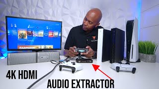 4k HDMI Audio Extractor With Optical and 35mm Outputs HDA912 [upl. by Nadine]