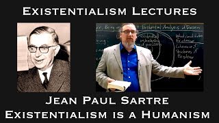 JeanPaul Sartre  Existentialism is a Humanism  Existentialist Philosophy amp Literature [upl. by Yemerej]