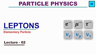 Leptons  Elementary subatomic particles [upl. by Jedlicka873]