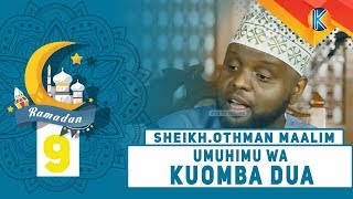 LIVE UMUHIMU WA KUOMBA DUA  SHEIKH OTHMAN MAALIM [upl. by Arahd]