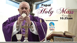 🔵 Live  Holy Mass English  Daily Mass by Pope Francis  Vatican [upl. by Nosyerg]