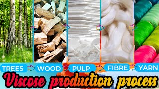 Viscose Rayon Manufacturing Process Properties and Uses [upl. by Neiluj]