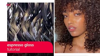 Espresso Hair – Quick Hair Gloss Tutorial  Wella Professionals [upl. by Ecertap]