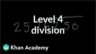 Level 4 division  Multiplication and division  Arithmetic  Khan Academy [upl. by Ahsemac]