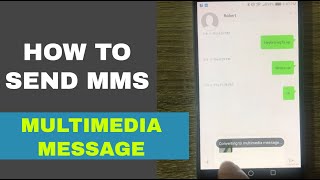 How to Send a MMS or Picture Message on Android [upl. by Ssyla]