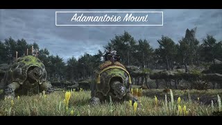 Final Fantasy XIV  Adamantoise Mount [upl. by Harmaning165]