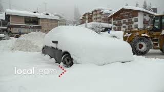 Alpi nevicate nella notte Madonna di Campiglio [upl. by Zeret]