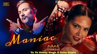 MANIAC  Bonus Track  fromquot Glory  I AM A MANIAC  HONEY SINGH NEW SONG​ esha HydraMusicSong [upl. by Arodnap350]