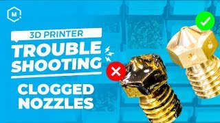 3D Printer Troubleshooting Guide Clogged Nozzles [upl. by Meyeroff]