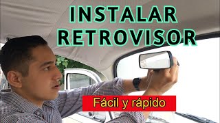 Instalación de Retrovisor Interno FÁCIL y RÁPIDO [upl. by Koenig]