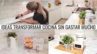 IDEAS COMO RENOVAR Y ORGANIZAR UNA COCINA PEQUEÑA SIN OBRAS REFORMA EXPRESS  Monsor [upl. by Nancee108]