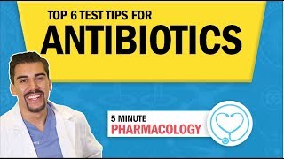 Pharmacology  6 NCLEX tips for Antibiotics nursing RN PN NCLEX [upl. by Oaks]