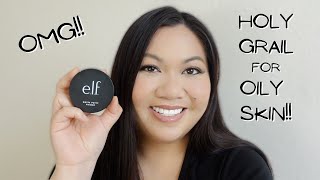 ELF Matte Putty Primer  Wear Test and Oily Skin Review  MUST HAVE [upl. by Cown]