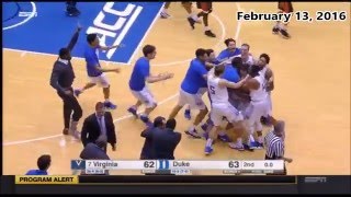 College Basketball 20152016 Buzzer Beaters [upl. by Yrallih308]