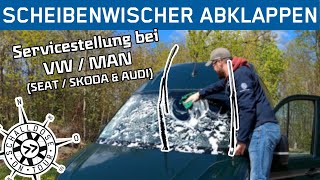 Scheibenwischer Servicestellung  so gehts  VW MAN SKODA SEAT AUDI [upl. by Enner]