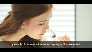 A nasal irrigation technique using a medical syringe ENG SUB [upl. by Ahselat320]