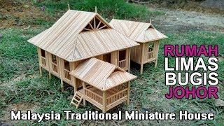 JOHOR Traditional House Replica Malaysia  Rumah Limas Bugis [upl. by Novat]