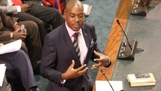 Chamisa amp Mnangagwa Fighting Over Grace Mugabe in Parliament [upl. by Cassady]