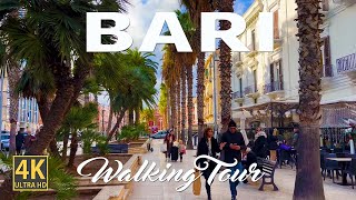 Bari ITALY  4K Ultra HD Walking Tour [upl. by Haye]