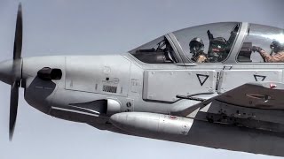 A29 Super Tucano Flight  Cockpit Video [upl. by Kalindi]