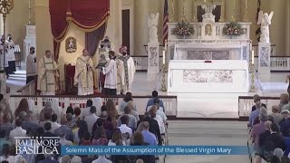 Solemn Mass of the Assumption of the Blessed Virgin Mary  20210815 [upl. by Nitaj536]