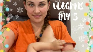 BREASTFEEDING AT BUNNINGS  Vlogmas day 5  Breastfeeding Vlog  Christmas lights [upl. by Gavini719]