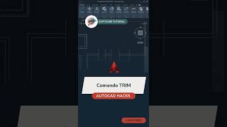 Corta con precisión Comando TRIM en AutoCAD [upl. by Nwahsor71]