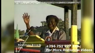 Dr Obote Welcomes Dr Kenneth Kaunda in Gulu 1984 [upl. by Annaicul612]