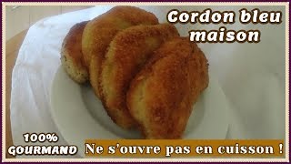 Recette de Cordon bleu maison  la meilleur technique [upl. by Annaehr]