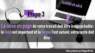 Comment réaliser son rapport de stage en 5 étapes [upl. by Kwang]