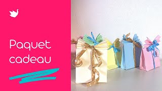 Comment faire un petit paquet cadeau en papier Facile [upl. by Aiselad]