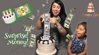 Surprise Money Cake Easy Tutorial [upl. by Shawna581]