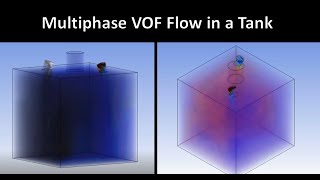 FLUENT Multiphase VOF StepbyStep Tutorial [upl. by Sedecram]