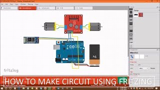 How To Make A Circuit Using Fritzing [upl. by Asirak]