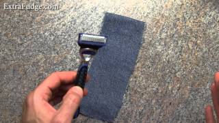 How To quotSharpenquot and reuse An Old Razor Blade Method [upl. by Lucchesi595]