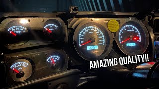 1986 K10 Dakota Digital Gauges Install [upl. by Neeluqcaj]