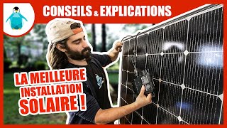 Linstallation solaire PARFAITE [upl. by Gudrin91]