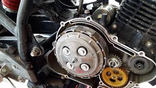 Ruido en embrague de moto SOLUCIONADO  Fazer Clutch noise [upl. by Aynotak]