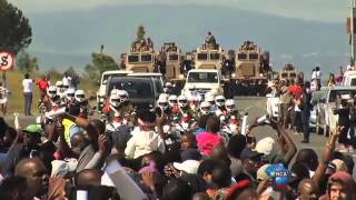 Mandela arrives in Qunu [upl. by Shimkus]