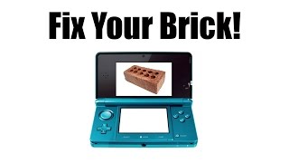 How to Repair a Soft Bricked 3DS Using Recovery Mode [upl. by Jezreel]