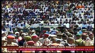 APC Presidential Campaign Rally In Maiduguri [upl. by Goar]