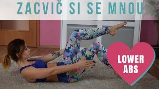 CVIKY NA SPODNÍ BŘICHO│Zacvič si se mnnou [upl. by Corrie]