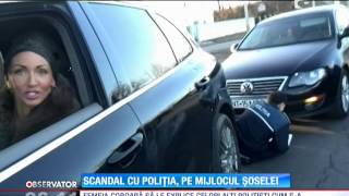 Neamţ Un poliţist a fost călcat cu maşina pe picior de o şoferiţă nervoasă [upl. by Avrit]