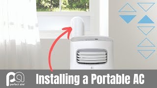 How to Install a Portable Air Conditioner — Perfect Aire [upl. by Eedissac698]