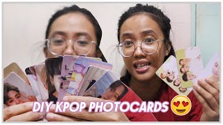 HOW TO MAKE DIY KPOP PHOTOCARDS [upl. by Derna]